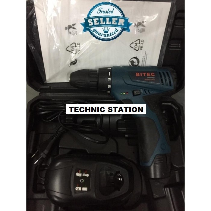 Mesin Bor Tanpa Kabel / Cordless Drill Driver CSR 12-2 LI BITEC