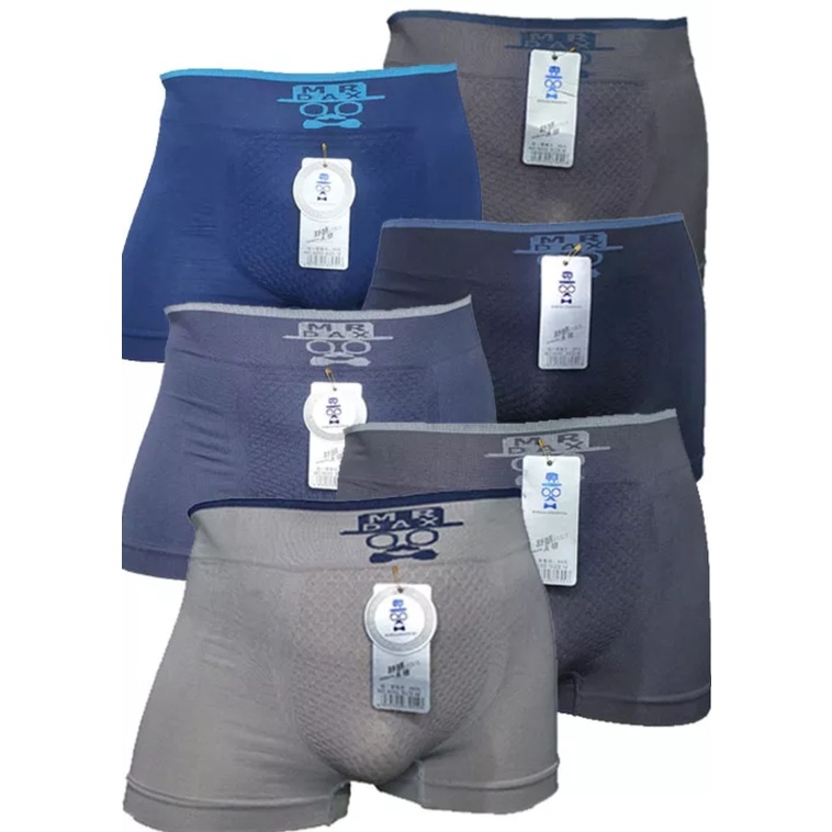 3 pcs Celana dalam pria model boxer seamless # Boxer pria mr Dax