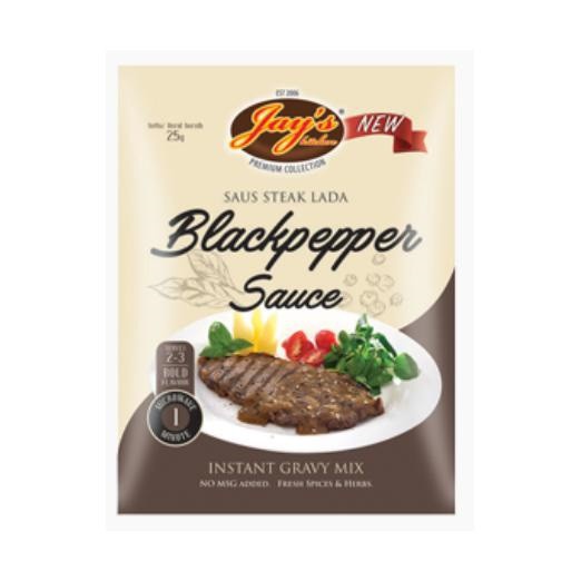 

Jays Black Pepper Sauce Saus Steak Lada hitam 25 gr grill master