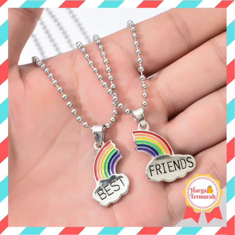 Harga Termurah - K1020 Kalung Magnet Couple / Kalung Best Friend 2PCS / Kalung Pasangan Pira & Wanit