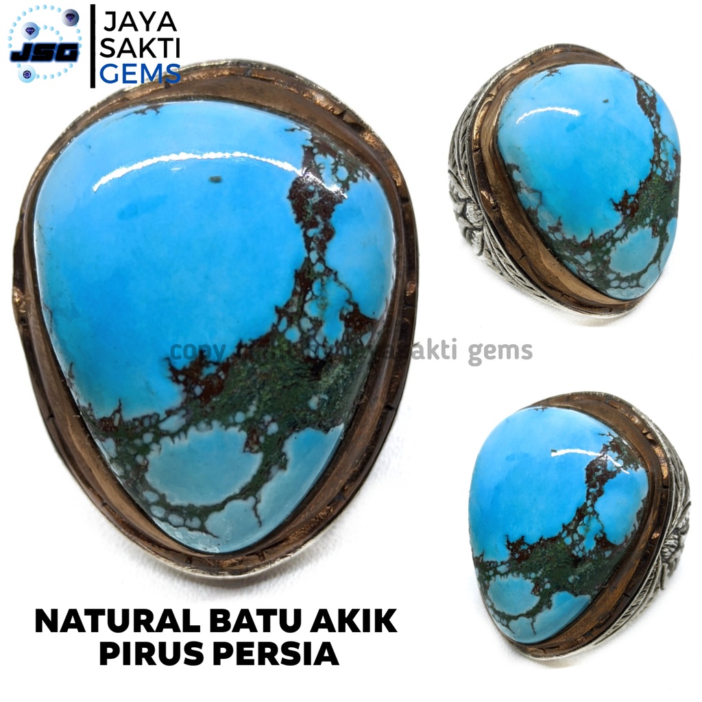 Natural Batu Akik Pirus Persia Original PP01