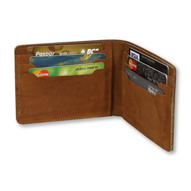 Dompet Pria Full Kulit Sapi Crazy Horse Semi Handmade 