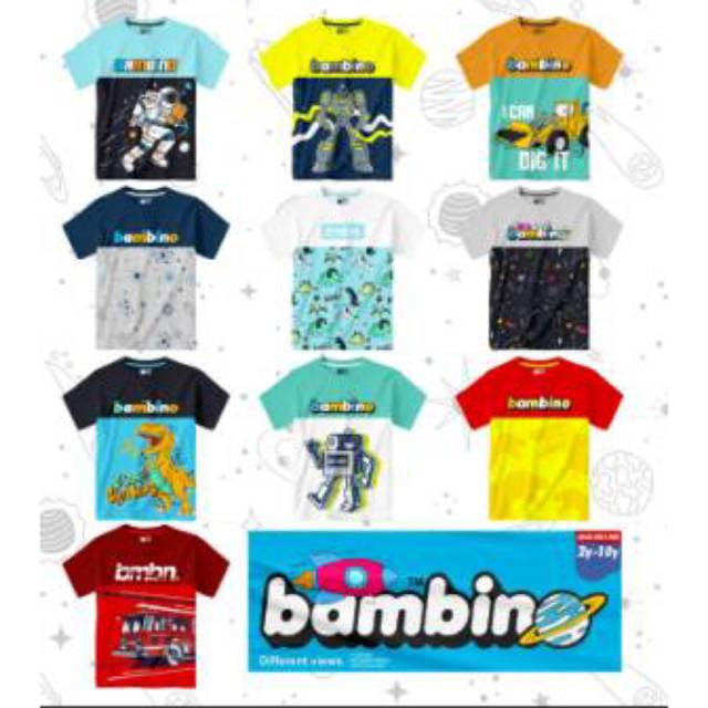 TERMURAH BISA COD Bambino  kaos  anak  perempuan baju 