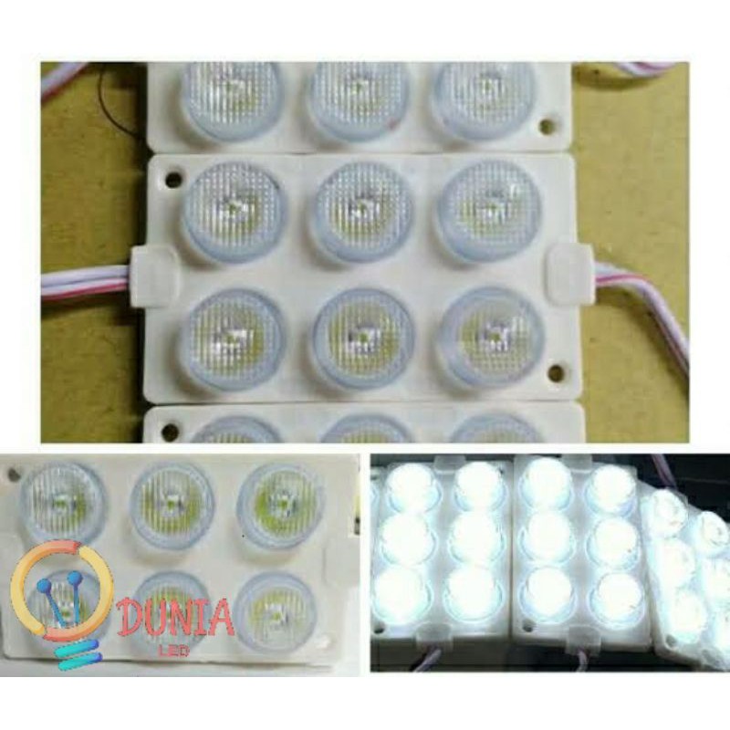 Lampu LED Strip Modul 6 Mata Besar SMD 12 Volt Dan 24 Volt / Lampu Bak Truck