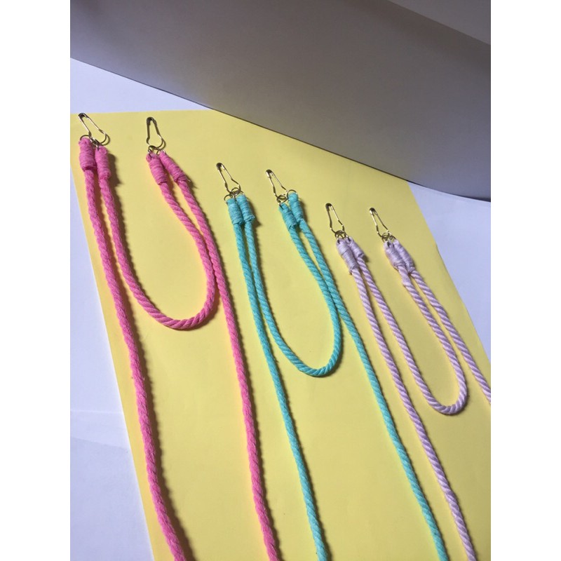 strap masker pastel / strap masker 2in1 / strap masker + konektor / strap mask / tali masker