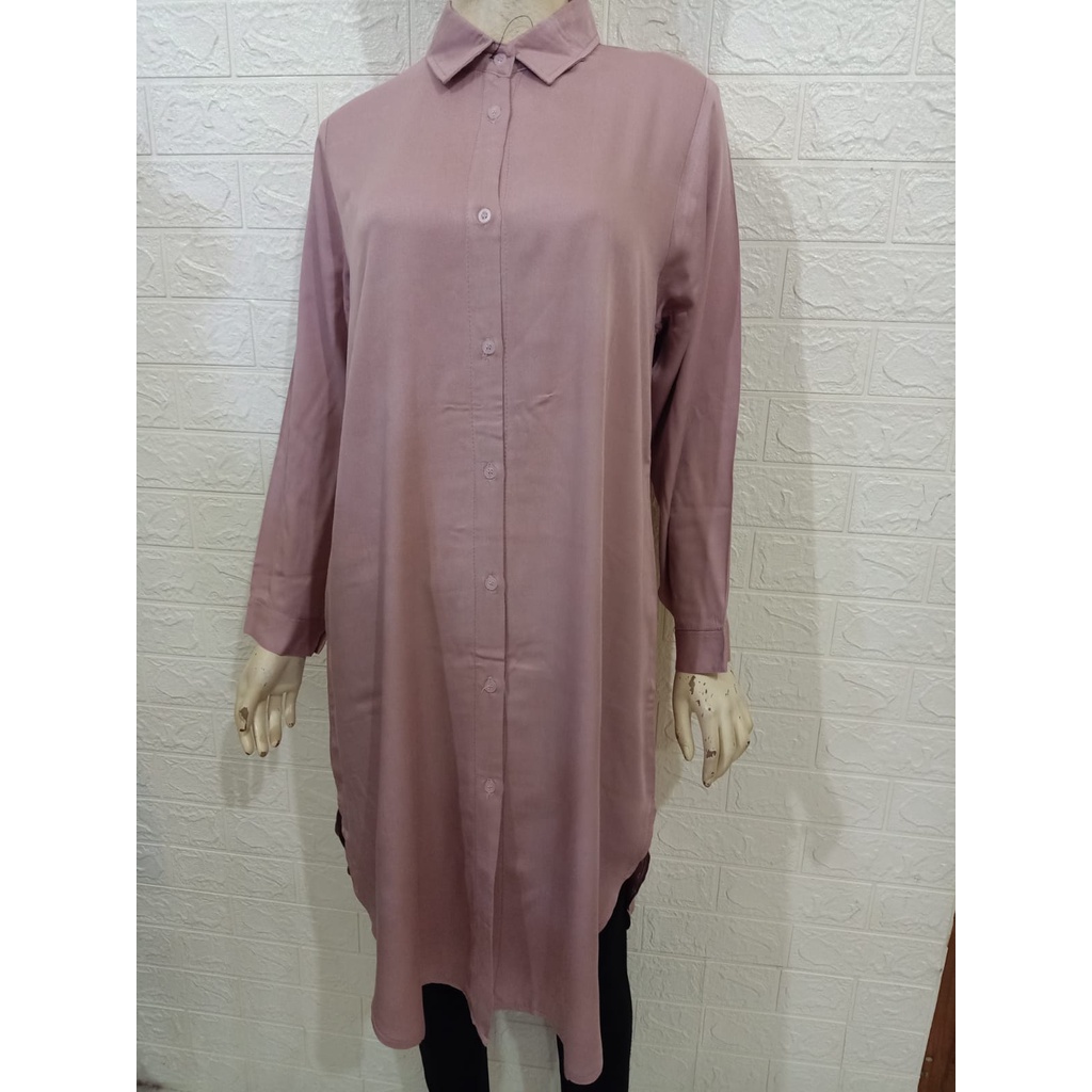 LONGTUNIK/TUNIK WANITA KAKI BULAT/BAHAN RAYON PREMIUM