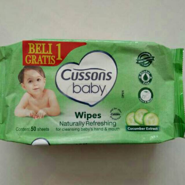 tissue basah cussons baby