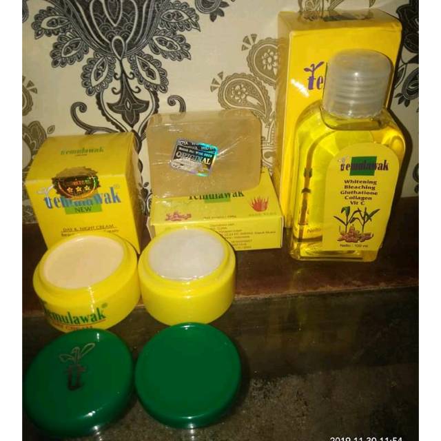 

Cream temulawak set