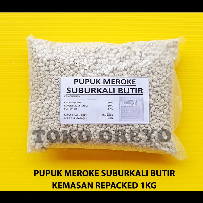 PUPUK MEROKE SUBURKALI BUTIR 1 KG KEMASAN REPACK