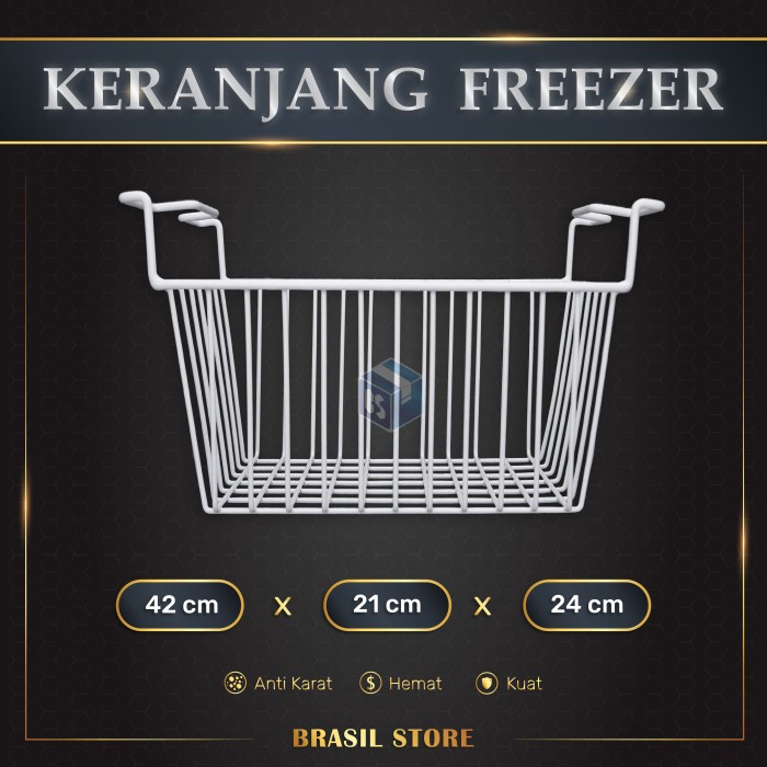 

Ready Keranjang Freezer uk. 42cmx21cmx24cm Murah