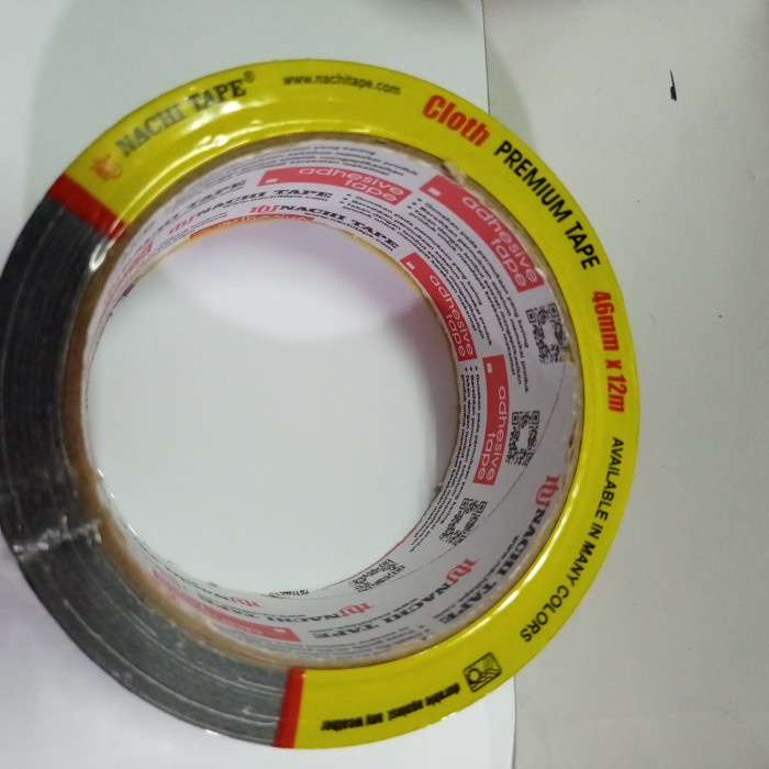 

Jualan Cloth Tape Nachi 46Mm X 12 Mtr. Hitam. Gilaa!!!