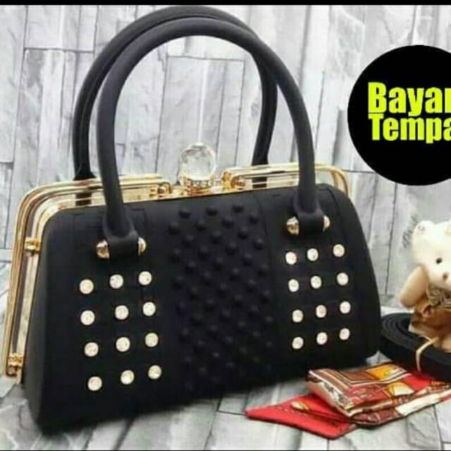 TAS IMPORT JAKARTA JELLY MATTE BEHEL BENTOL DIAMOND BBD25 murah CANTIK
