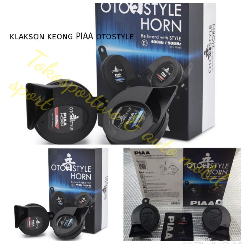 klakson keong PIAA OTO STYLE HORN 12V MOBIL MOTOR ORI 1set isi 2pcs