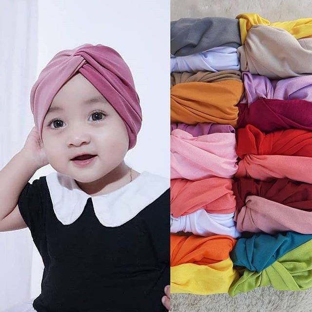 Turban Salsa Beda Warna | Turban Anak | Turban Lucu