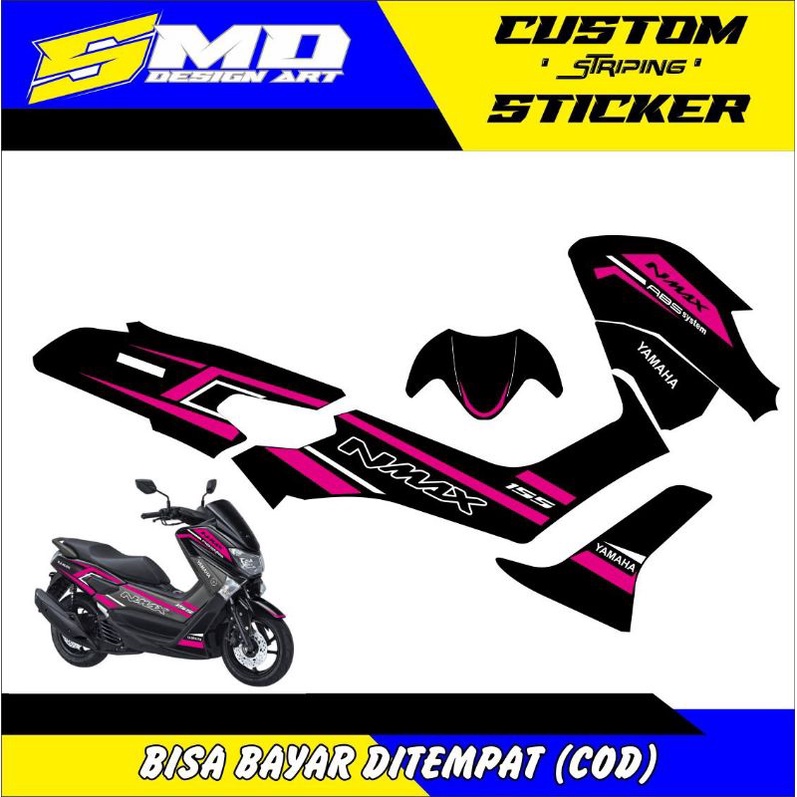 STICKER NMAX OLD CUTTING STICKER NMAX LAMA STRIPING NMAX LAMA 4