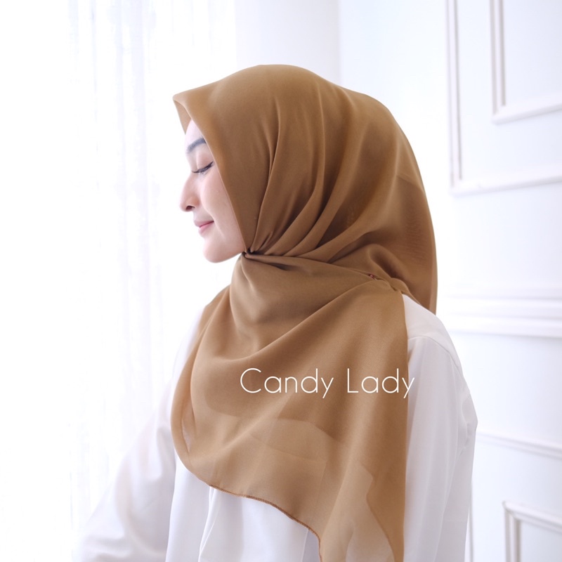 Bella Square / Plain Hijab / Poton Segiempat / Daily Hijab / Polycotton