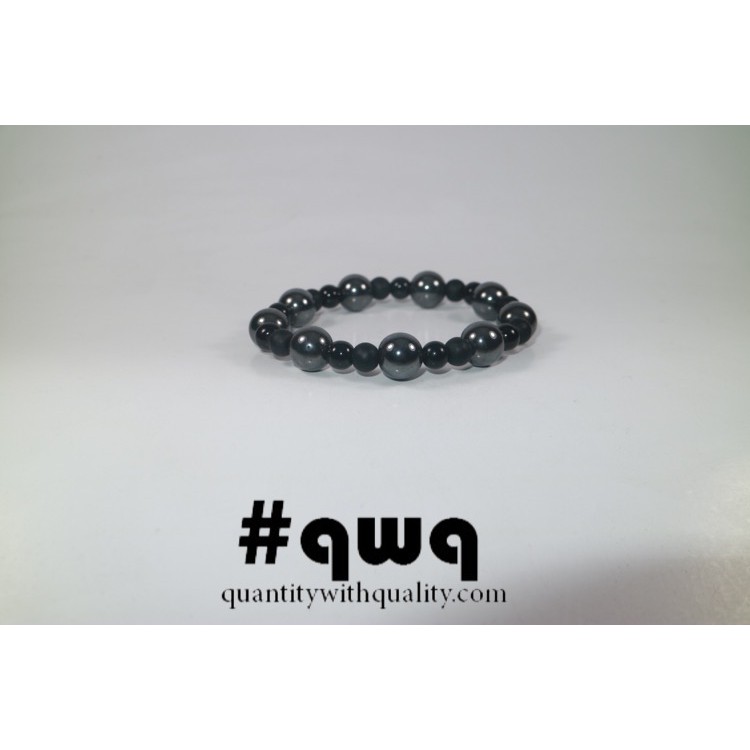 gelang batu custom blustin 10mm blackstone and blustin 6mm