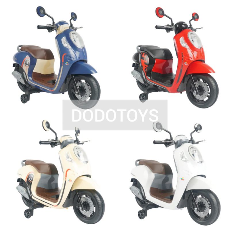 Mainan Motor Aki Honda Scoopy
