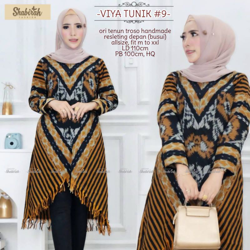 tunik viya batik tenun