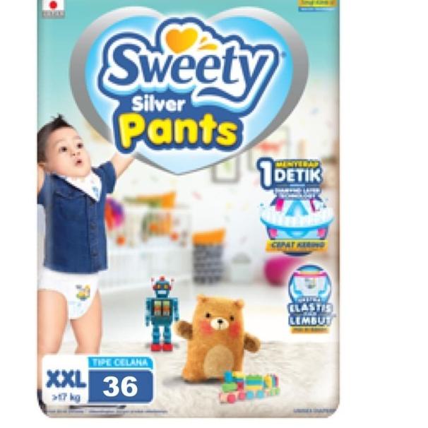 ➩ Sweety Silver Pants XXL36 Sweety Silver Popok Celana XXL 36 ❀
