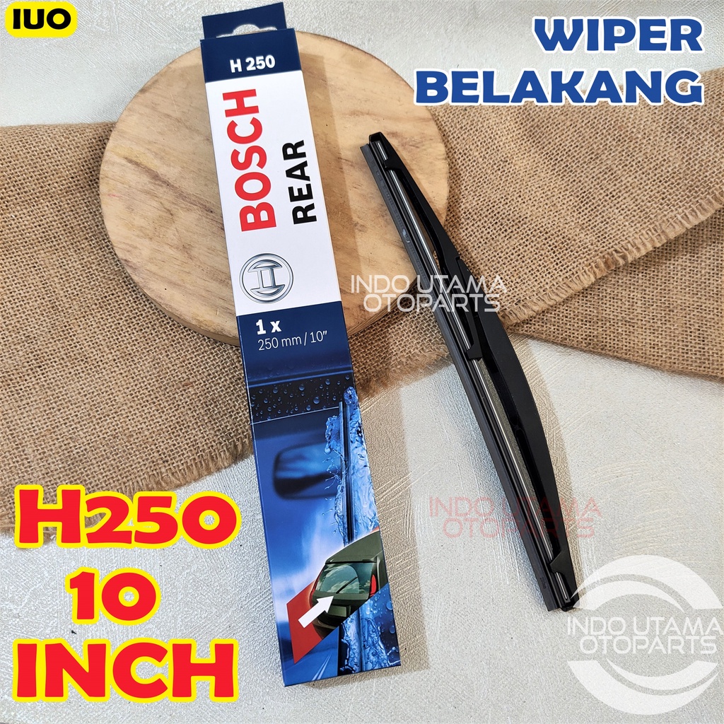 Wiper Belakang All New Brio Escape Vitara BOSCH 10&quot; Lock 3 H250