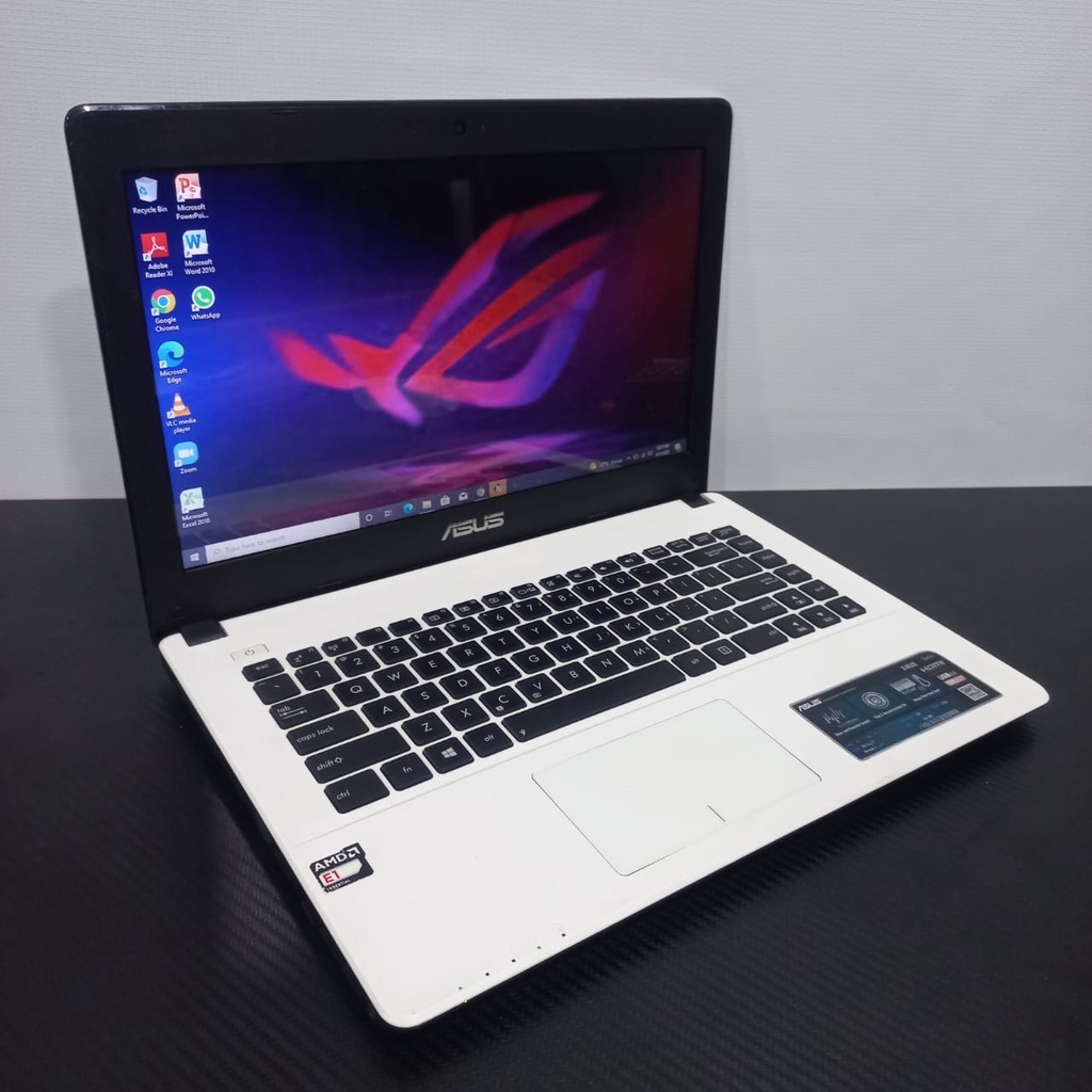 Laptop Asus X450E AMD E1 - 2500 Ram 8GB 500GB /256GB SSD Win 10 - Siap pakaii