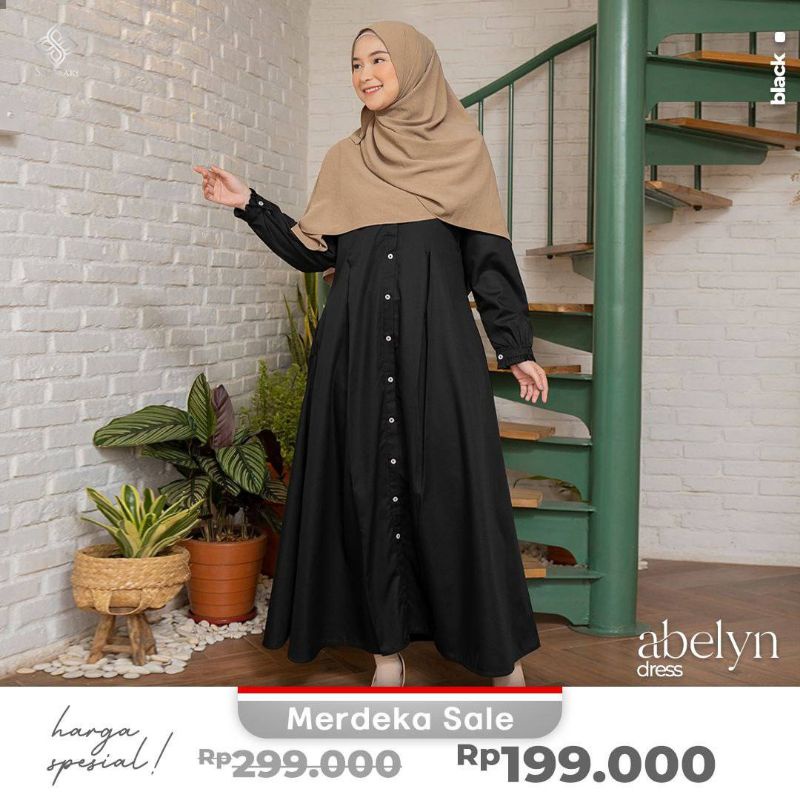 Abelyn dress by shieraki indonesia gamis cantik gamis murah gamis muslimah