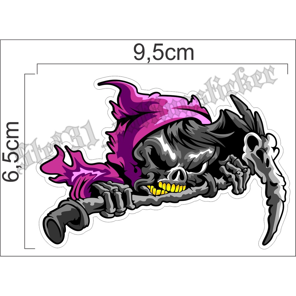

sticker printing gambar setan