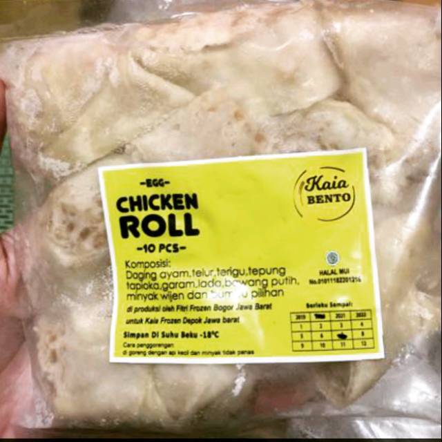 

CHICKEN ROLL KAIA BENTO 10 PCS