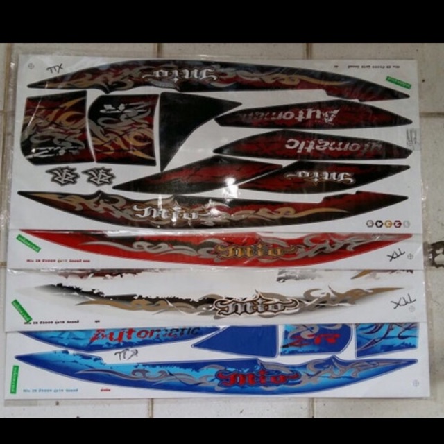 Striping Mio soul ZR 2009 Thailand Sticker body