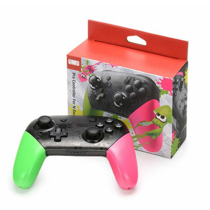 nintendo switch pro controller splatoon 2 edition