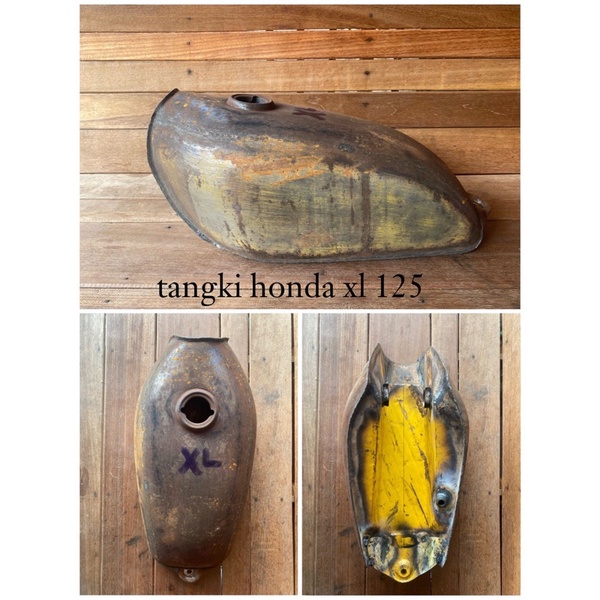 Tengki trail klasik honda XL 125 E rep tril tua trail jadul