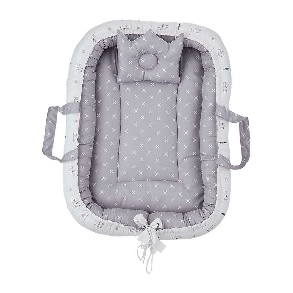 Omiland Kasur Bayi Serut + Kelambu Kojong (Bisa Dilepas) Alpaca Series - OB 41204