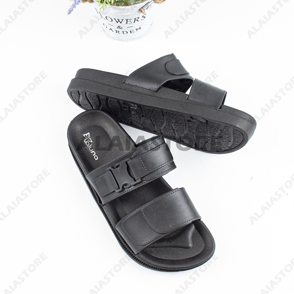 Sandal gesper SLOP wanita Ban 2 lentur impor - Laluna 1988 / sandal karet jelly wanita Ban 2