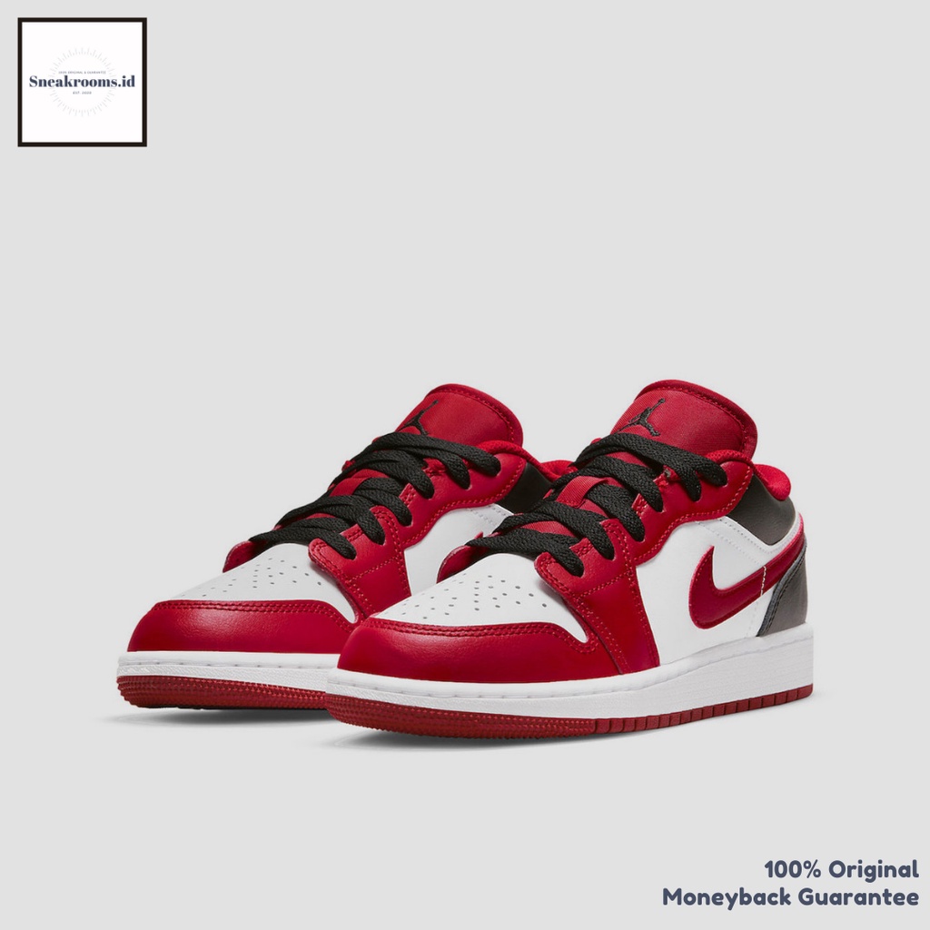 Sepatu Sneakers / Nike Air Jordan 1 Low (GS) Chicago Bulls / Original 100%