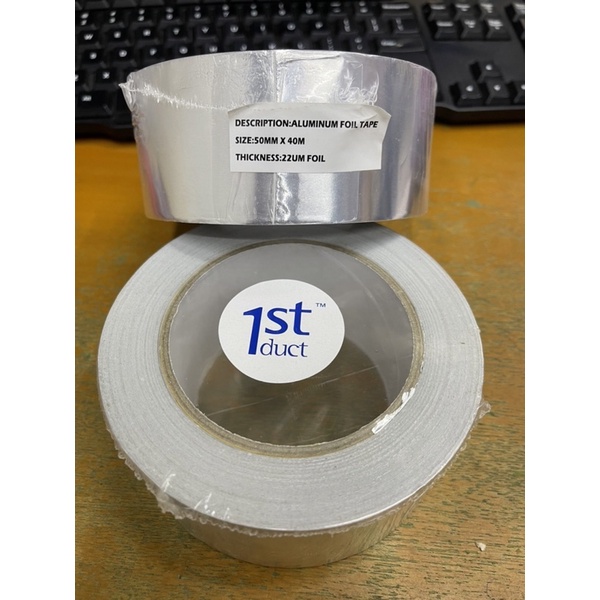 Isolasi ducting lakban allmunium / Allmunium tape