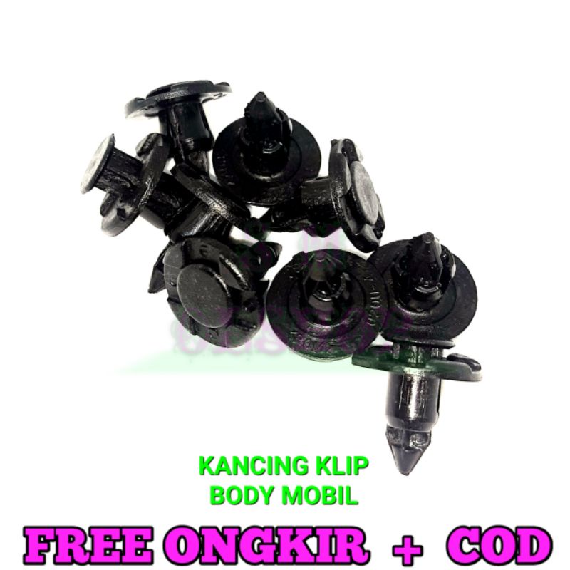 Paket 10 Pcs Klip Bamper Mobil Avanza Klip Plastik Spakbor Mobil Avanza Klip Tancap Spakbor Mobil Klip Bamper Mobil Avanza