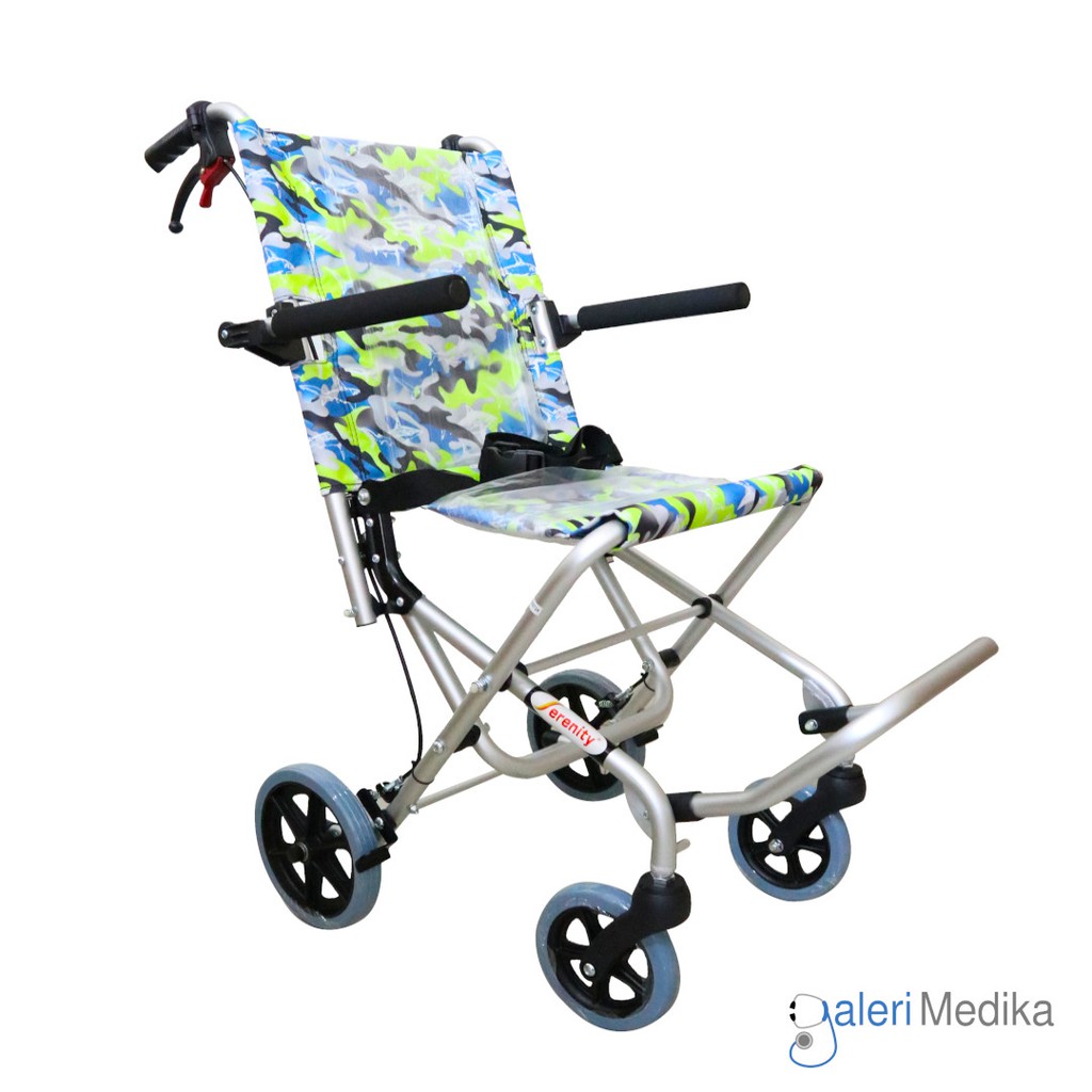 Kursi Roda Travel Serenity SR-388CK / SR388CK / SR 388CK - Bisa Lipat FREE Tas Jinjing