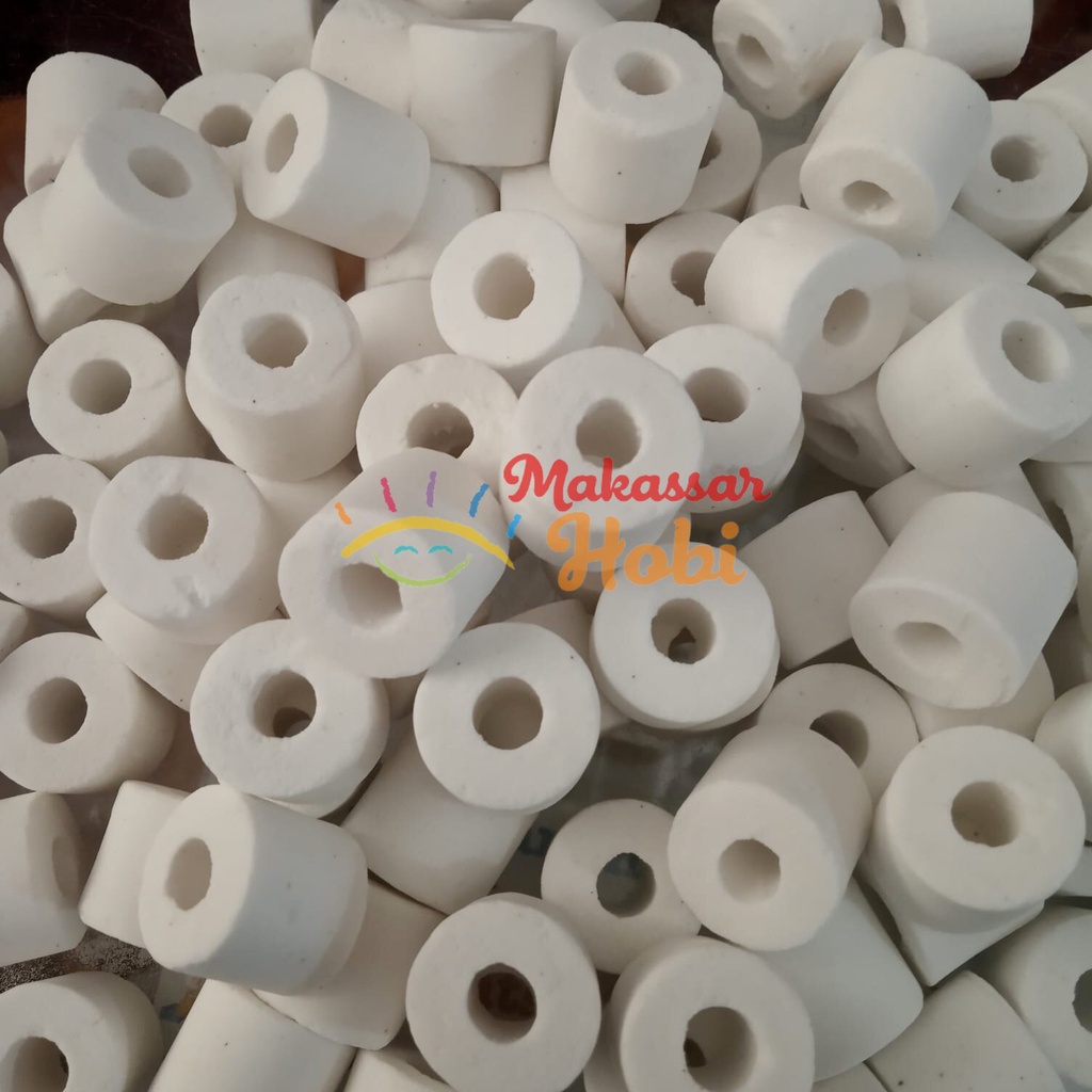 Bioring Bio Ring 500gr Media Filter Aquarium Aquascape Kolam Ikan Hias