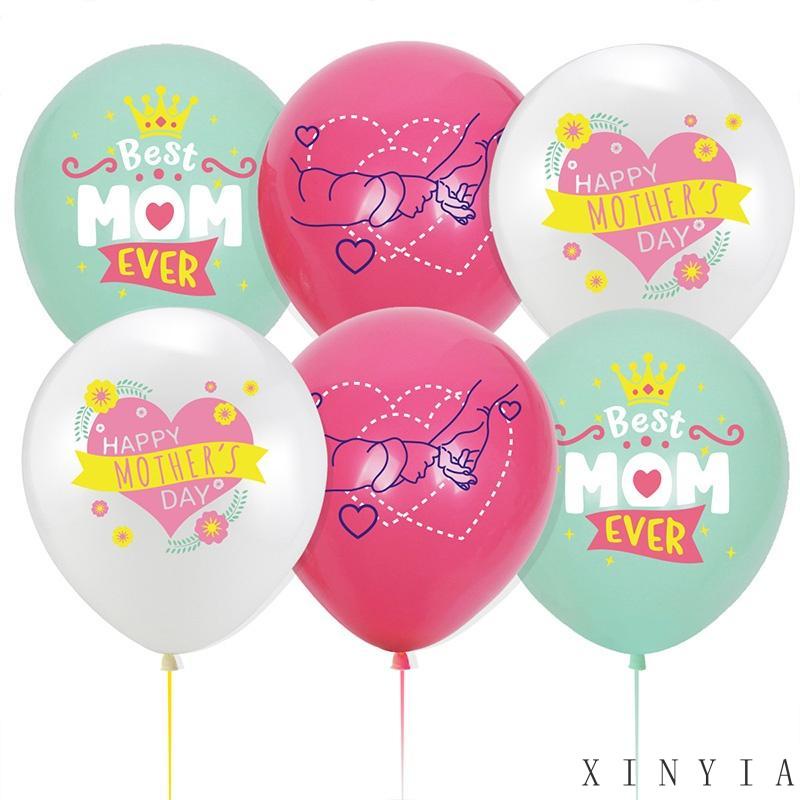 Xia.id Balon Latex 12 &quot;Tema Hari Ibu Untuk Dekorasi Pesta