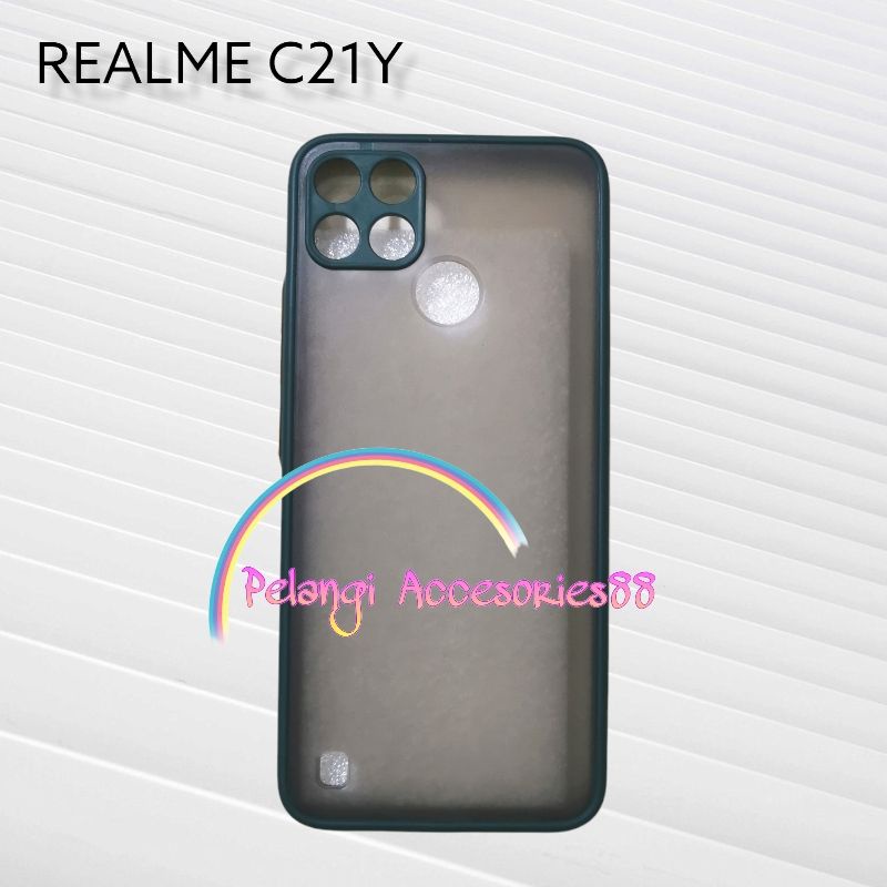 CASE REALME C21Y / C25Y  SOFTCASE CASE DOVE CASE FULL COLOUR