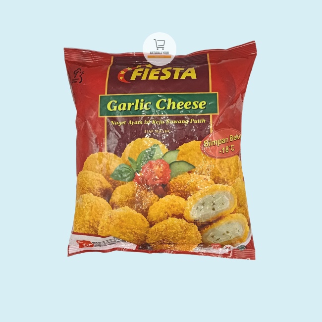 Fiesta Garlic Cheese 500gram Nugget Ayam isi Keju Bawang Putih