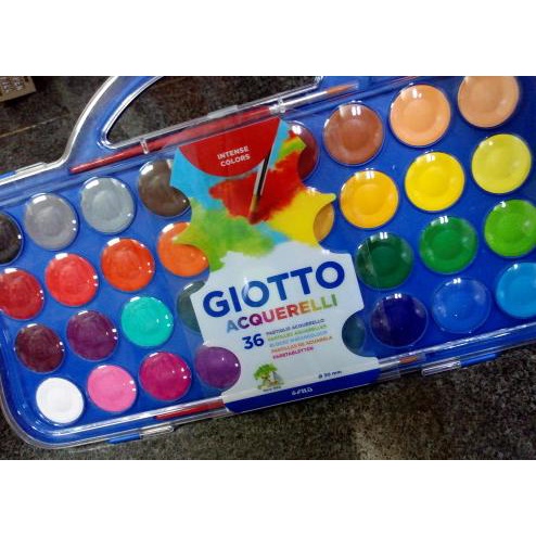 

PROMO Cat Air/Watercolour block 36 warna GIOTTO new product Bagus murah/CAT AKRILIK SET/CAT AKRILIK SET 24 WARNA/CAT AKRILIK PASTEL/CAT AIR/CAT AIR LUKIS SET/CAT AIR GIOTTO/KUAS LUKIS 1 SET/KUAS LUKIS KECIL/KUAS LUKIS LENGKAP/KANVAS LUKIS/KANVAS LUKIS
