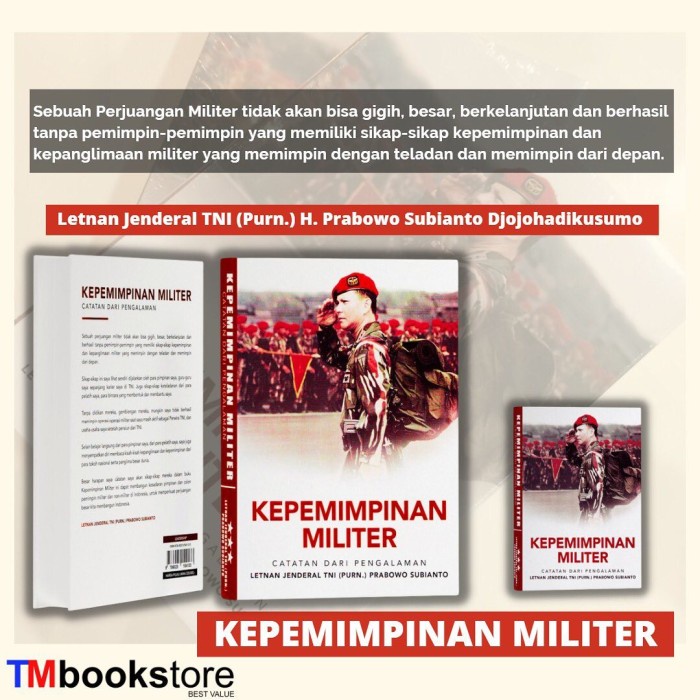 

MUST HAVE!! KEPEMIMPINAN MILITER CATATAN DARI PENGALAMAN TERBARU