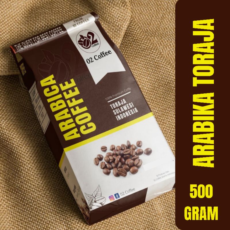 

Kopi Arabika Toraja 500 Gram - Bubuk / Biji Roasting