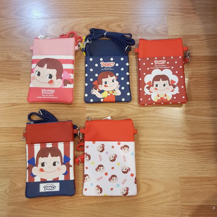 Tas Handphone Tas Mini Fujiya Peko Korea Official Licensed Import Korea Original Murah Meriah