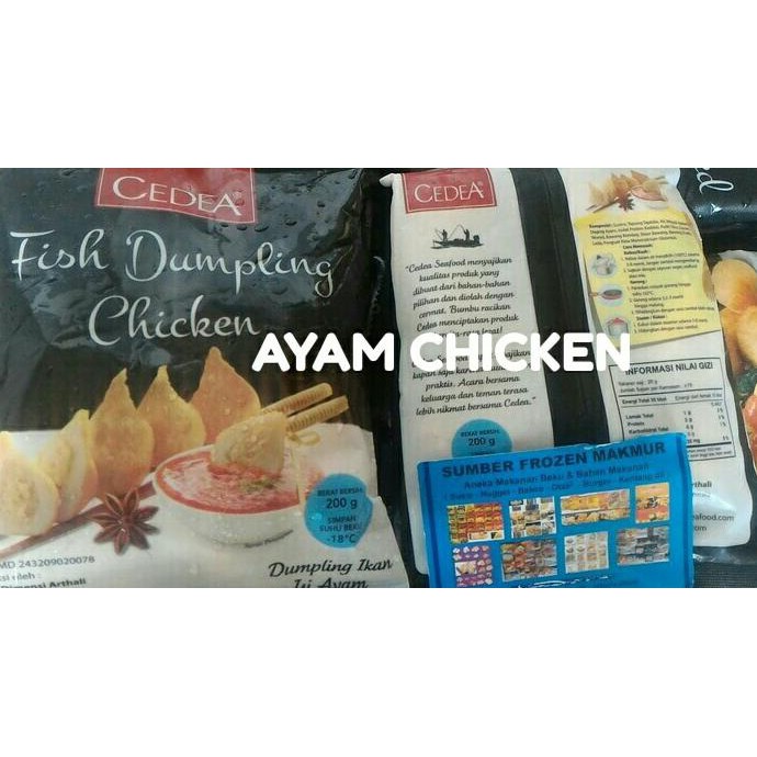 

ENAK 10 fish dumpling chicken 200 gr cedea BANYAK RASA