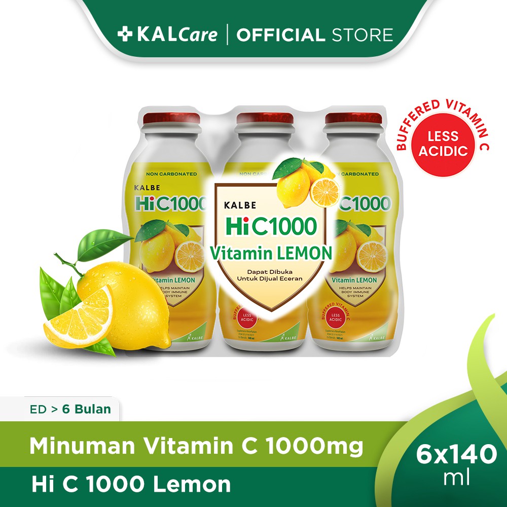 Hi C 1000 Lemon 6x140 Ml Shopee Indonesia