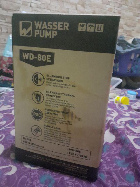 Mesin Pompa Air Celup Wasser Wd-80e / Wd-80 E - Promo Spesial