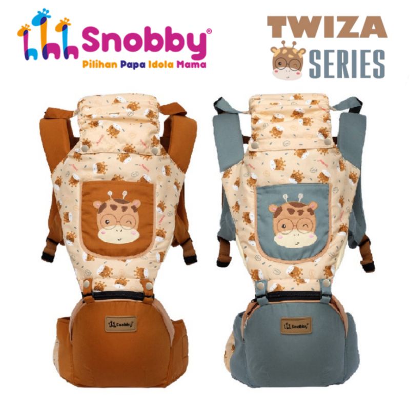 Snobby Gendongan Hipseat 6 Posisi Saku Bordir Twiza Series